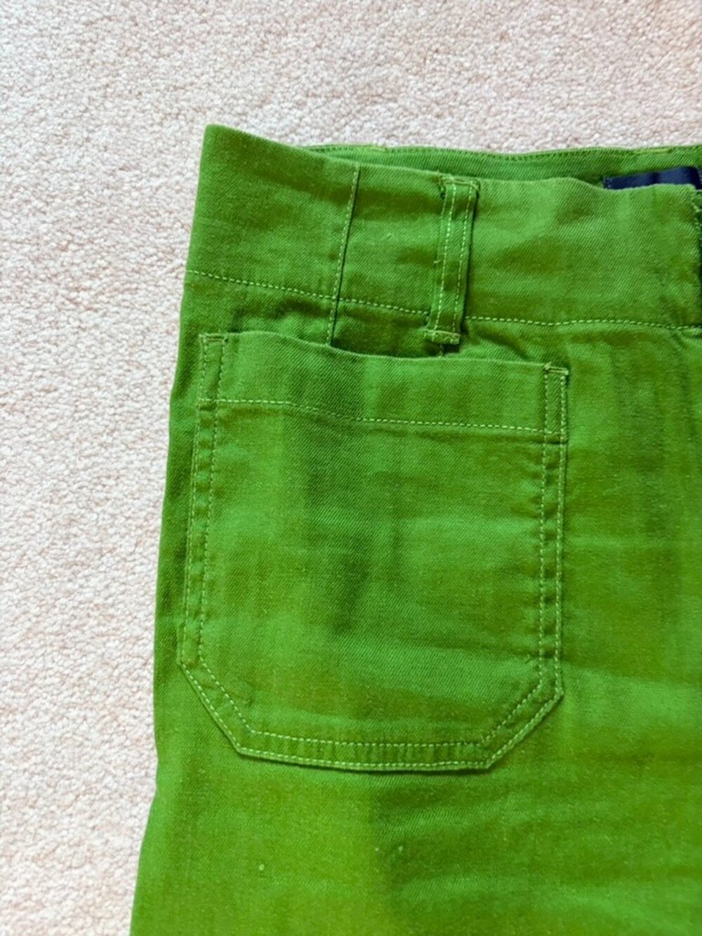 Maeve by Anthropologie The Colette Wide-Leg Pants | Size 26 | Kelly Green - Picture 3 of 7